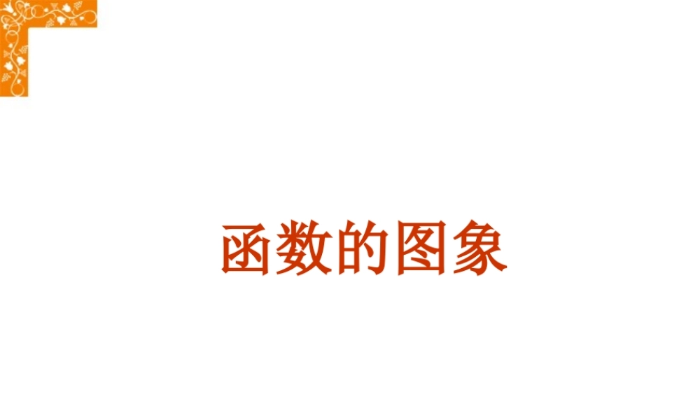 函数的图象 新课标 人教版 课件