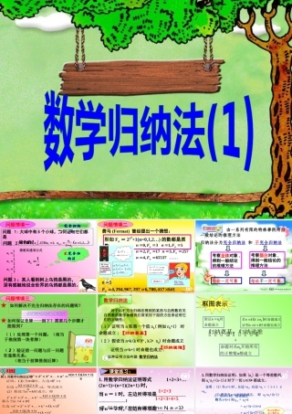 广东省佛山地区高二数学选修2-2数学归纳法 课件