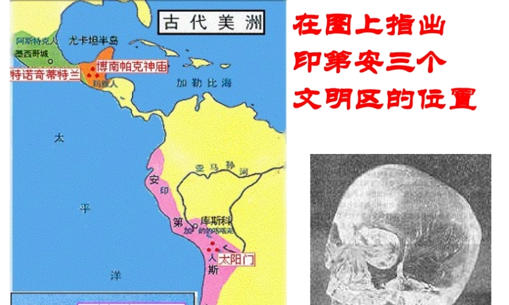 九年级历史与社会上：第六课(印第安文明)课件(沪教版) 课件