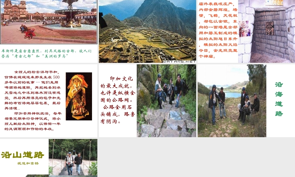 九年级历史与社会上：第六课(印第安文明)课件(沪教版) 课件