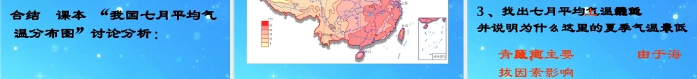中考地理会考专题复习系列资料 中国的自然环境与自然资源复习课件