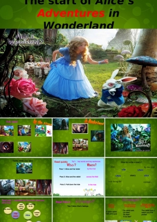 八年级英语上册 Module 7 Unit 2 The start of Alice s Adventures in Wonderland课件 外研版 课件