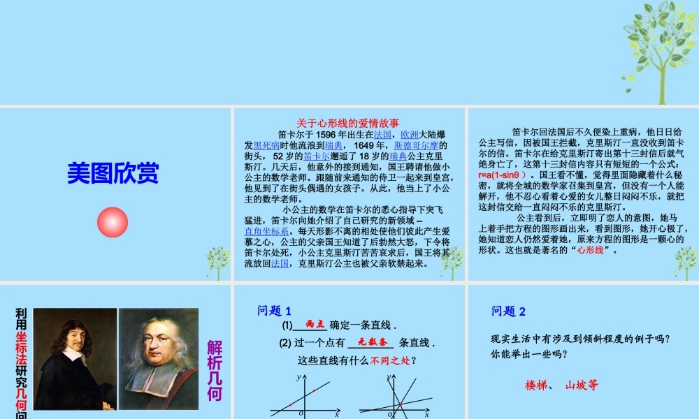 山西省忻州市高考数学 专题 直线斜率复习课件