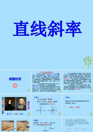 山西省忻州市高考数学 专题 直线斜率复习课件
