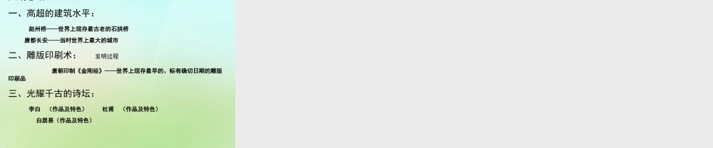 中学七年级历史下册 第7课 辉煌的隋唐文化课件 新人教版 课件