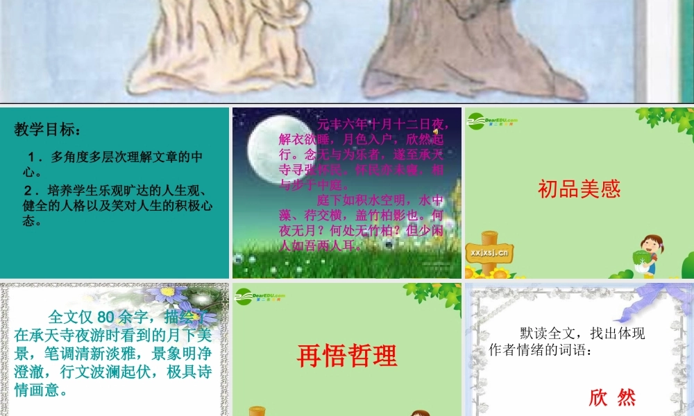 八年级语文上册 22.记承天寺夜游课件 语文版  课件