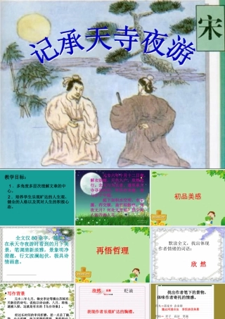 八年级语文上册 22.记承天寺夜游课件 语文版  课件