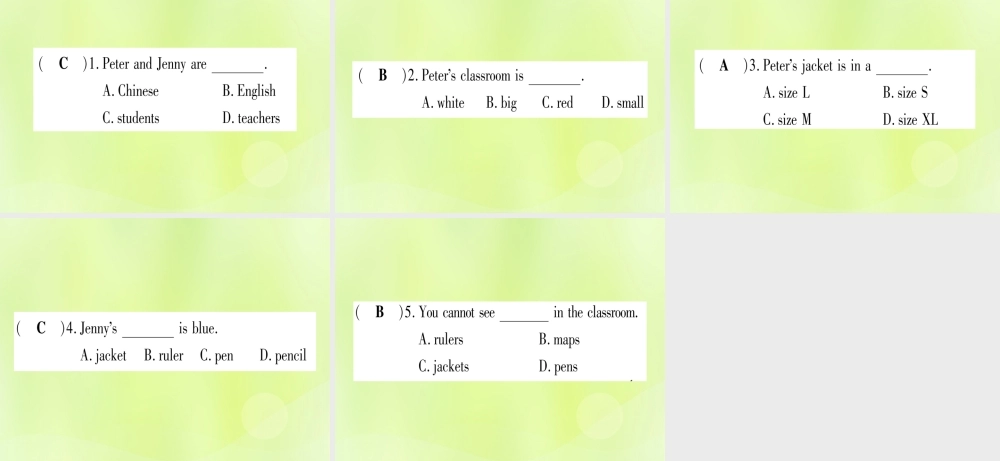 七年级英语上册 Unit 1 School and Friends Lesson 5 May I Have a Book课件 (新版)冀教版 课件