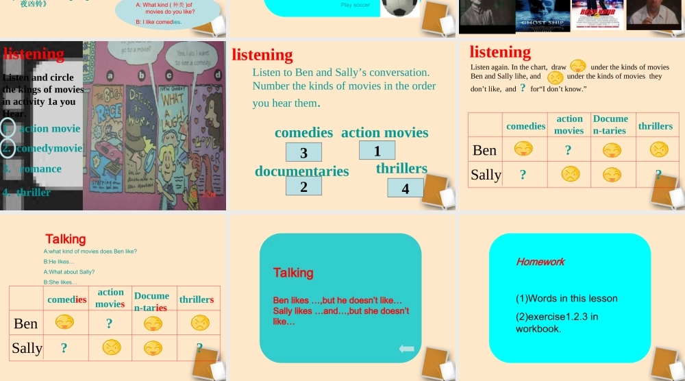 七年级英语上册 第九单元第一课时课件 人教新目标版 课件