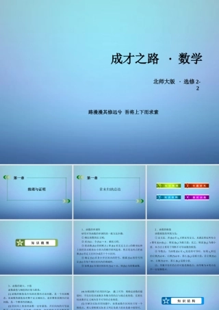 数学 第三章 导数应用章末归纳总结课件 北师大版选修2 2 课件