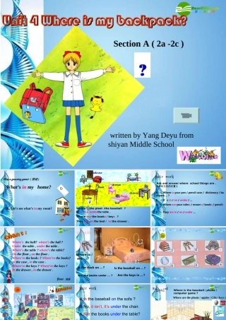 九年级英语 Unit4 Section A2a-2c课件 人教新目标版 课件