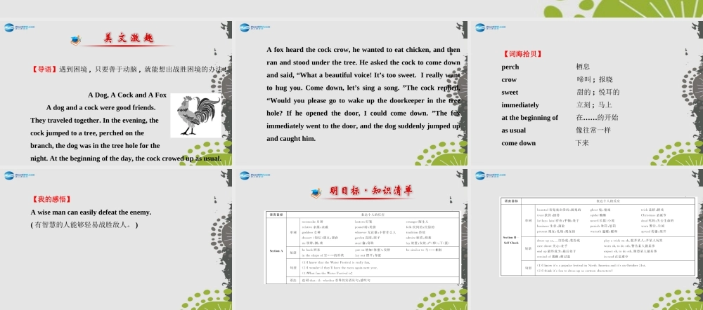九年级英语全册 Unit 2 I think that mooncakes are delicious课件 (新版)人教新目标版 课件