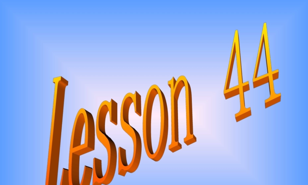 七年级英语Unit6 Let is go lesson44课件 冀教版 课件