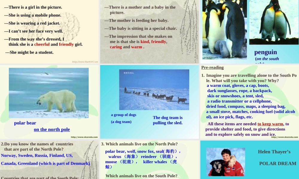 人教版高一英语Unit17 Great Women 课件