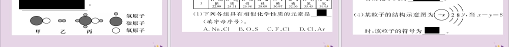 中考化学复习 第一编 教材知识梳理篇 模块二 物质构成的奥秘 课时9 物质构成的微粒、元素课件
