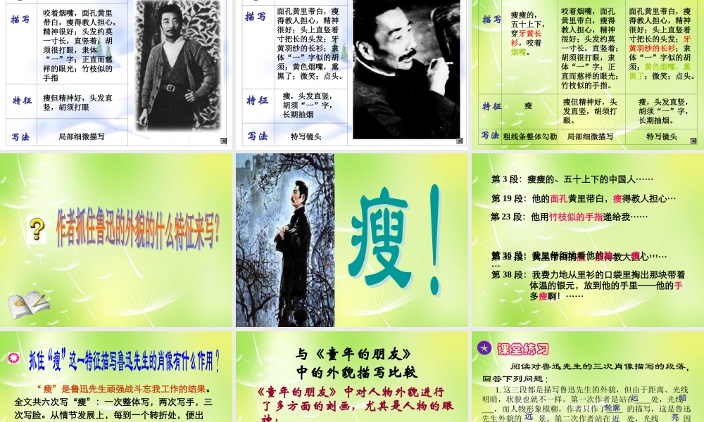 中学七年级语文下册 2 一面课件 (新版)苏教版 课件