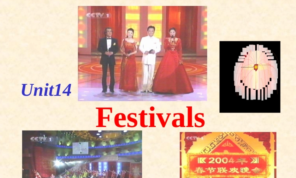 人教版高一英语Unit14 Festivals1 课件