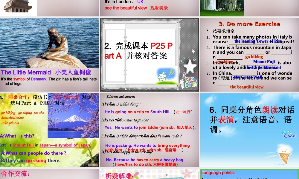 八年级英语下册(Unit 2 Travelling welcome to the Unit)课件 (新版)牛津版 课件