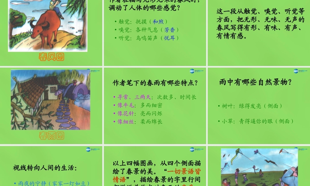 七年级语文上册 9 春课件 语文版 课件