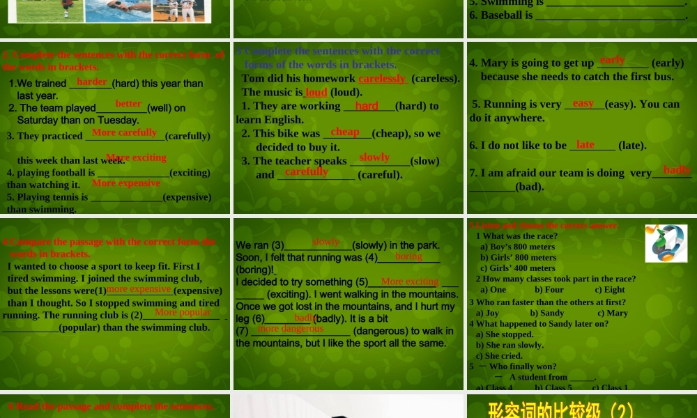 八年级英语上册 Module 3 Unit 3 Language in use课件 (新版)外研版 课件