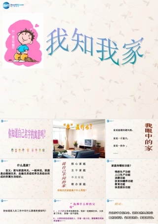 八年级政治上册 1.1 我知我家课件 新人教版 课件