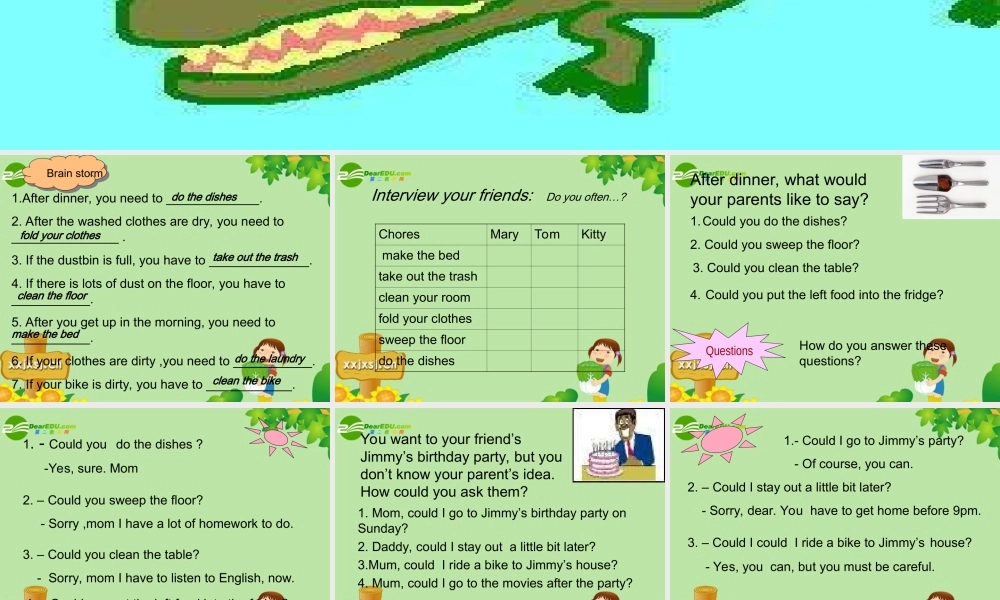 八年级英语上册 Unit11 period 3课件 人教新目标版 课件