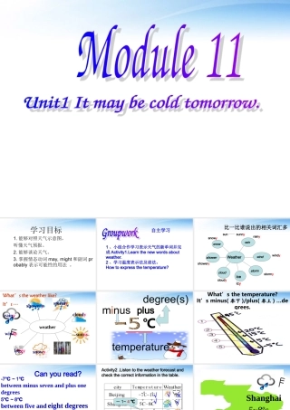 八年级英语 Module11 unit 1讲课用的课件 外研版 课件