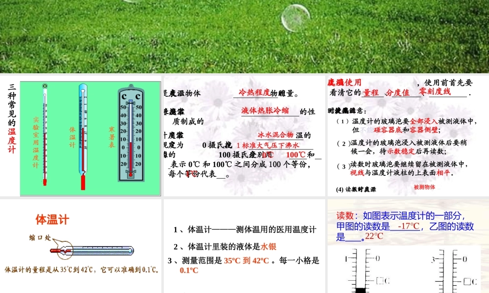 八年级物理 物质形态及 其变化课件