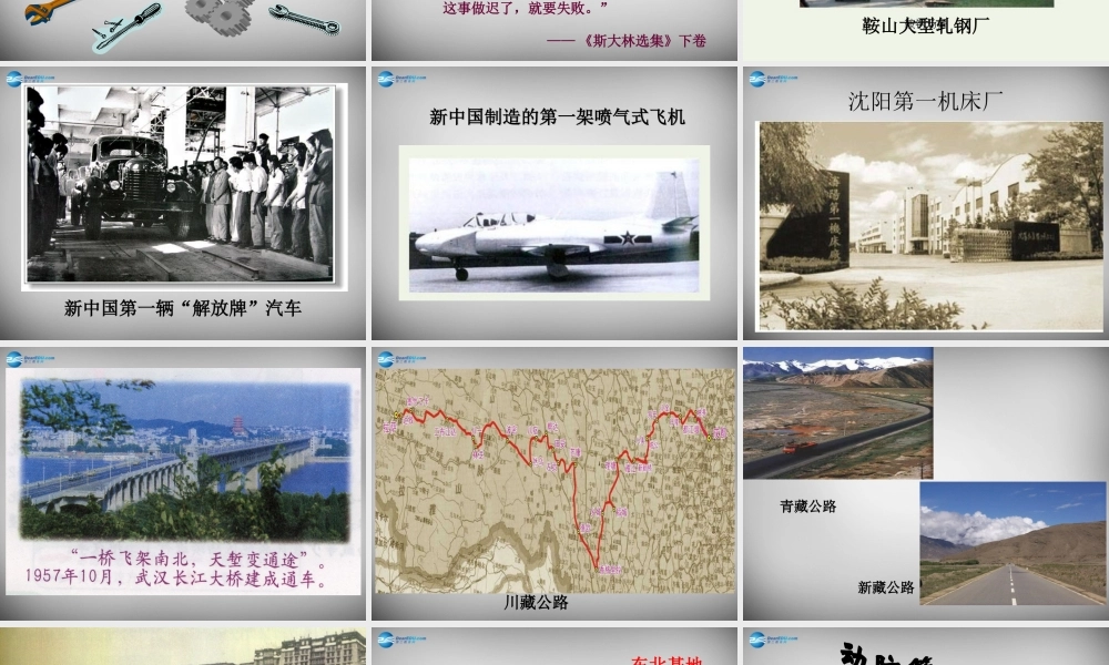 八年级历史下册 第4课 工业化的起步课件 新人教版 课件