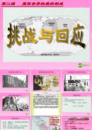 八年级历史下册 挑战与回应教学课件 新人教版 课件
