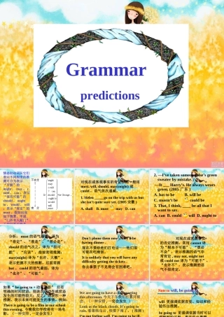 北师版英语必修2U4 Cyberspace--Grammar predictionppt 课件