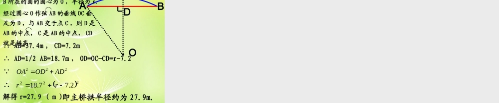 九年级数学上册(2412 垂直于弦的直径)课件 (新版)新人教版 课件