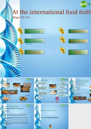 七年级英语下册 Module 3 Unit 4 The international food第五课时课件 牛津沈阳版 课件