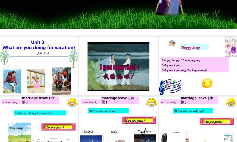 八年级英语上Unit 3 Period 5 Self check 课件1人教版 课件