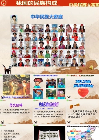 八年级历史下册 第四单元(民族团结)课件 人教新课标版 课件