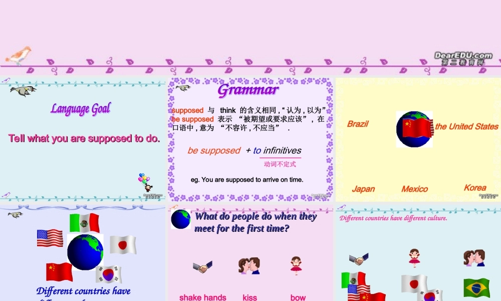 九年级英语 Unit12 SectionA课件 人教新目标版 课件