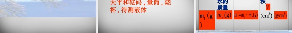 八年级物理上册 6.3 测量物质的密度课件1 (新版)新人教版 课件
