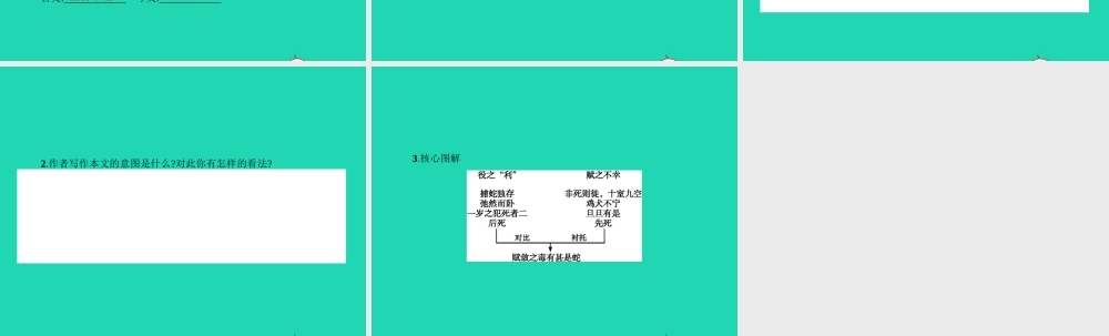 九年级语文上册 第五单元 十九 捕蛇者说课件 苏教版 课件