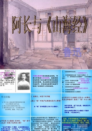八年级语文上册 6 阿长与山海经课件1 新人教版 课件