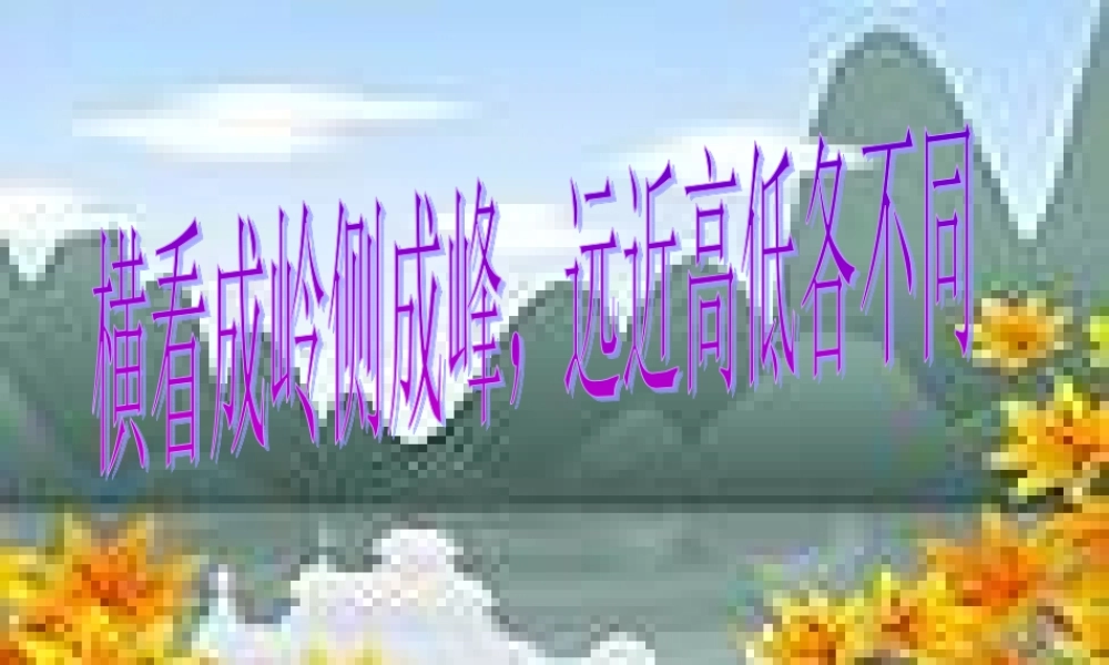 九年级语文上册第六单元35(换个角度)课件上海五四制版 课件