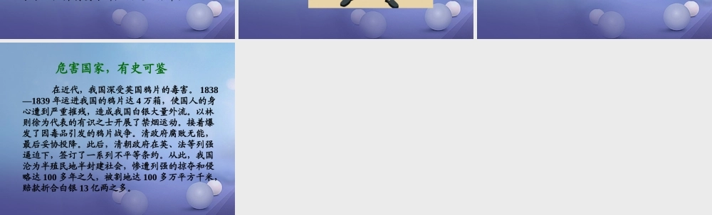 八年级政治下册 第4单元 分清是非 第12课(面对诱惑，学会说 不 )毒品的危害素材 苏教版 素材