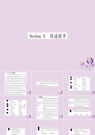 九年级英语全册 Unit 9 I like music that I can dance to Section A作业课件 (新版)人教新目标版 课件