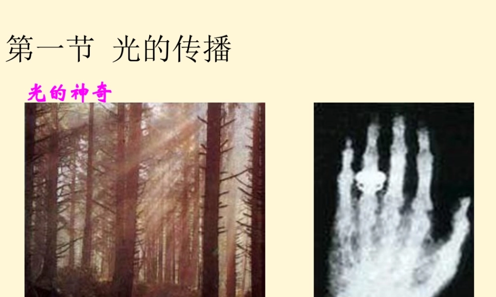 八年级物理上册 5.1(光的传播)课件 北师大版 课件
