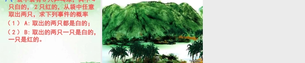 新课标中考数学复习课件 概率预测 课件