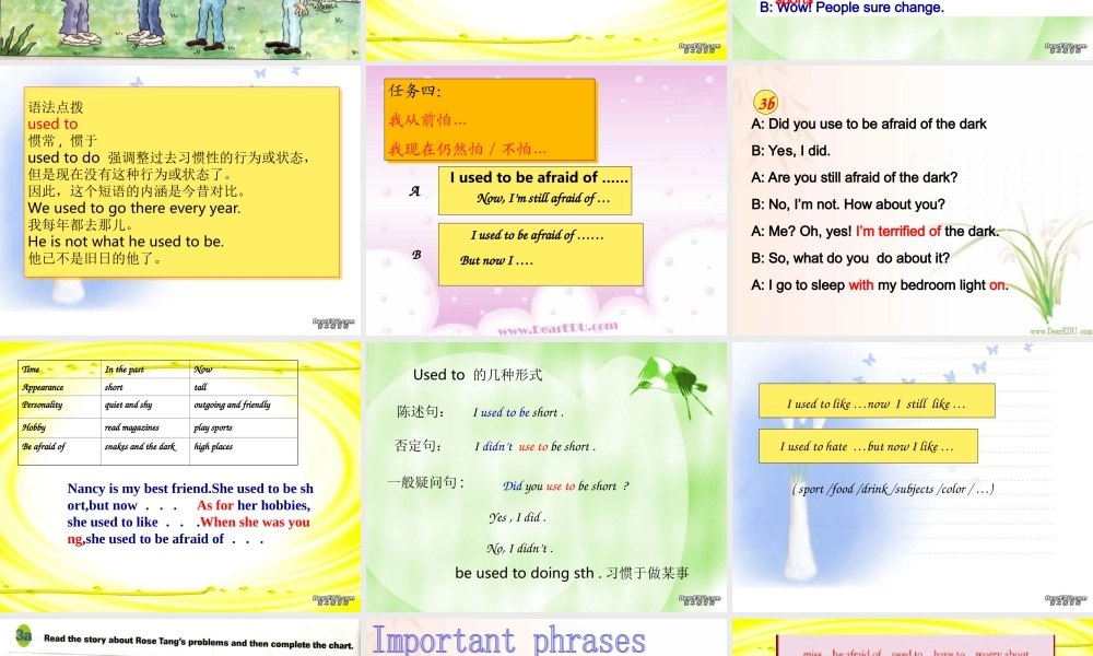 九年级英语Unit2期中复习课件 人教新目标版 课件