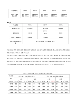 电气设备标准母排安装工艺守则
