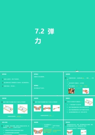 八年级物理下册 7.2弹力课件 (新版)新人教版 课件