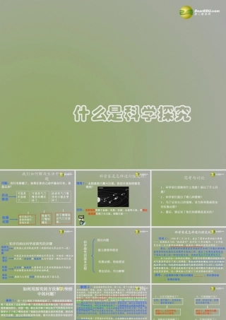 七年级科学上册 0.2什么是科学探究课件2 华东师大版 课件