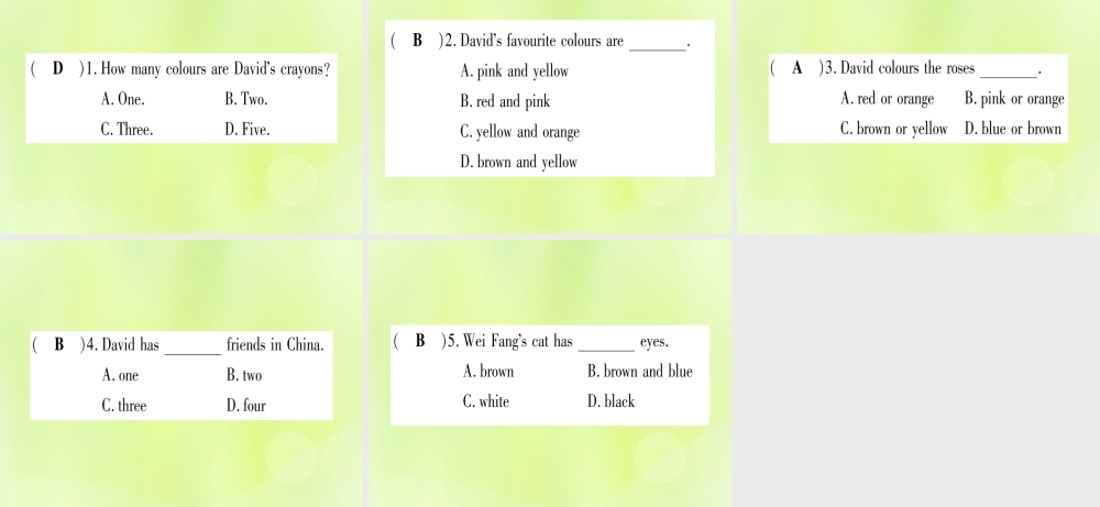 七年级英语上册 Unit 2 Colours and Clothes Lesson 7 Jenny s New Skirt课件 (新版)冀教版 课件
