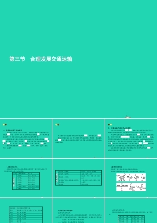 八年级地理上册 4.3 合理发展交通运输课件 (新版)商务星球版 课件